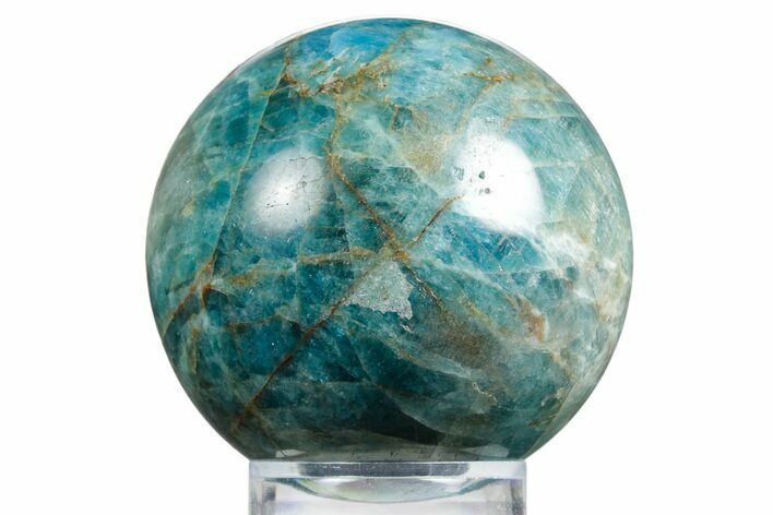Bright Blue Apatite Sphere - Madagascar #334064